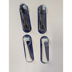 Oral-B iO Deep Clean Replacement Factory Sealed Brush Heads 2 Black 2 White 4 Pk